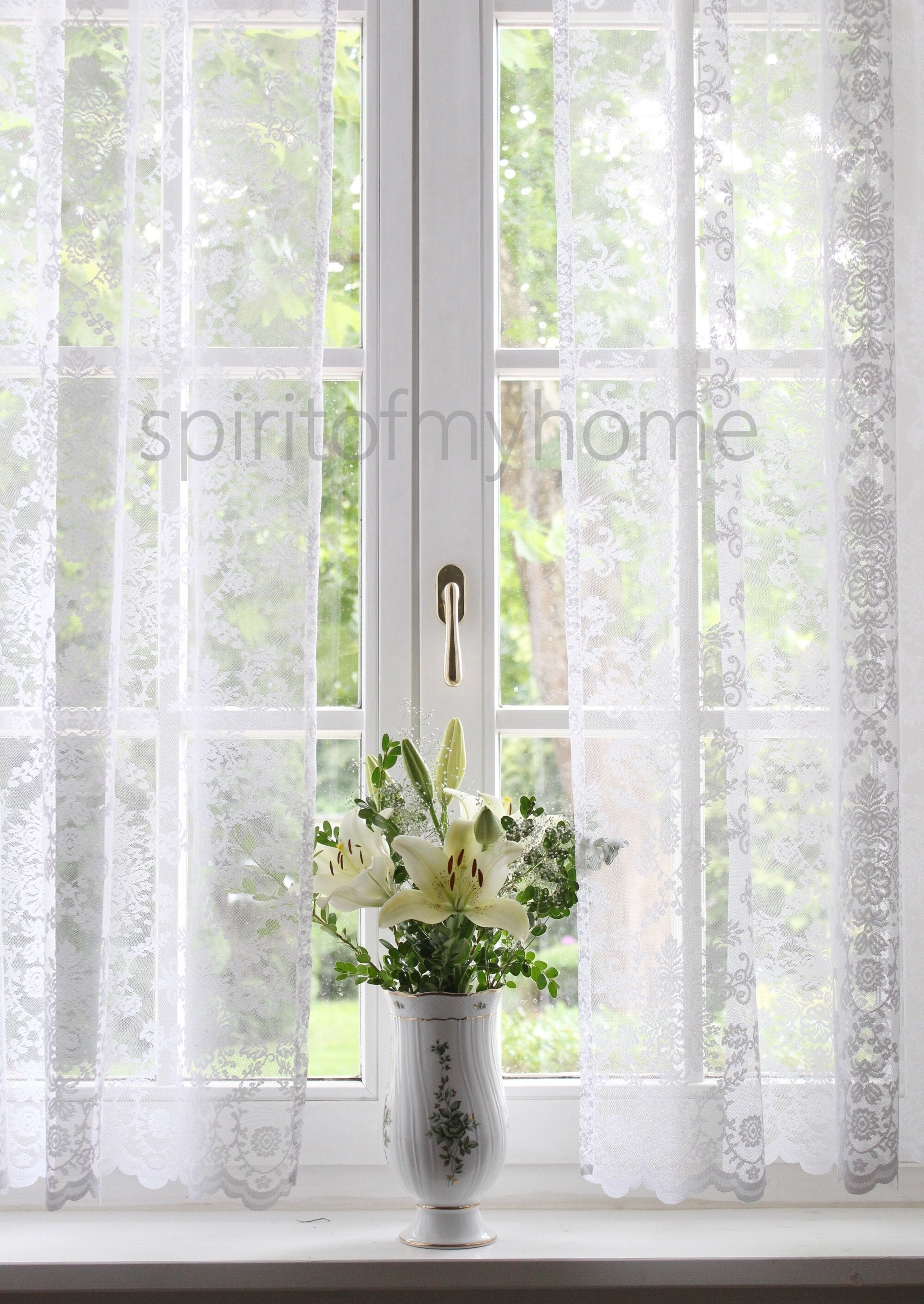 ESTÉE' Fabulously Well Dropped Handmade Ivory and White lace Curtain Sale By the Panel or Custom (Másolat) (Másolat)