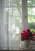 VIVIAN'' Premium Quality Real French Lace Pearl White color Full Lenght  Lace  Curtain Sale By the Panel or Custom